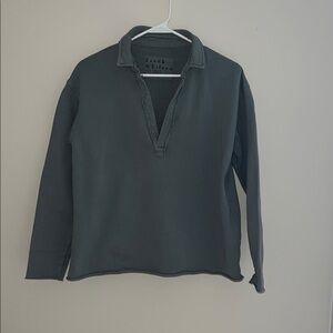 Frank & Eileen Sage Green Long Sleeve Patrick Henley (Triple Fleece) Shirt